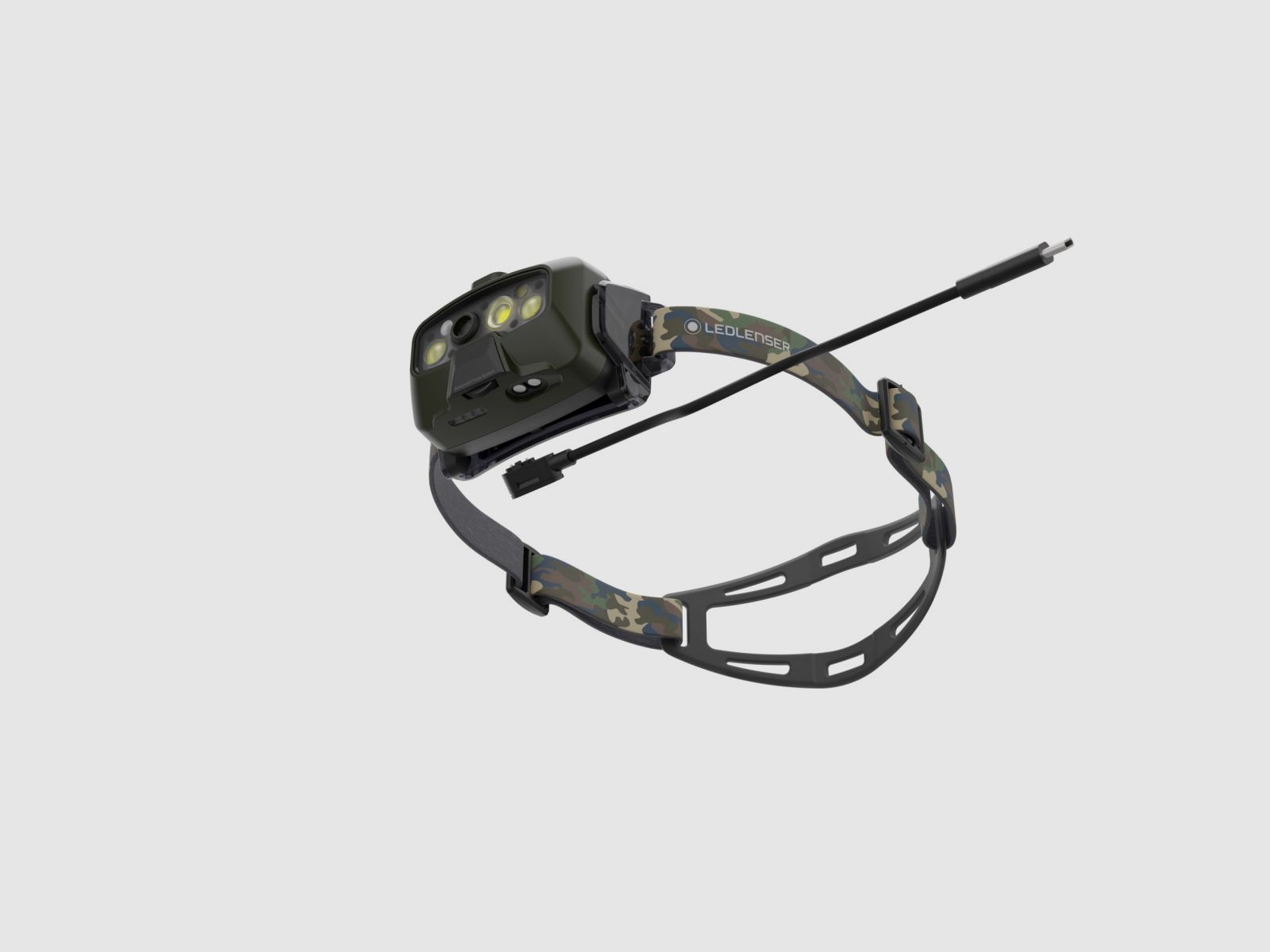 LEDLENSER Stirnlampe HF8R Core RGB Camo