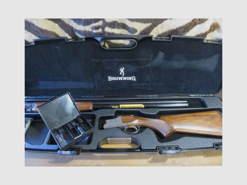 Bockdoppelflinte BROWNING B525 Game One Kal.20/76 Lauf 76cm, 4 Chokes, Waffenkoffer, Bild 12 von 12