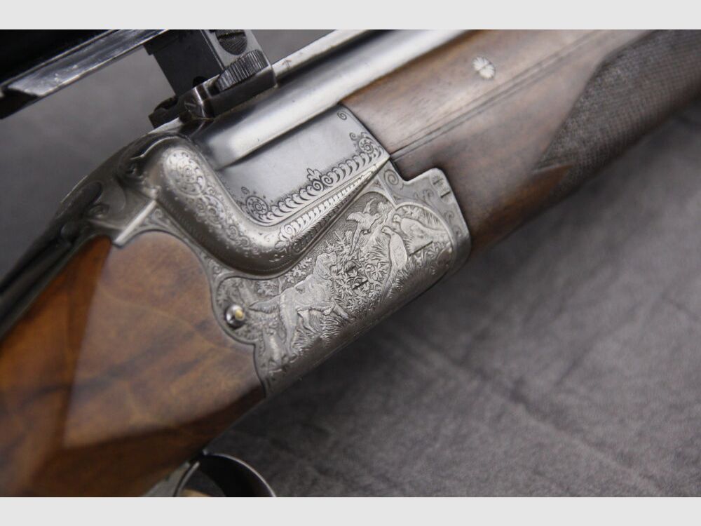 Merkel / Suhl Bock rifle with interchangeable barrel