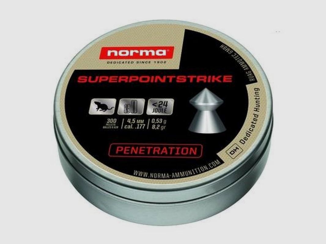 NORMA SUPER POINT STRIKE CAL. 4,5