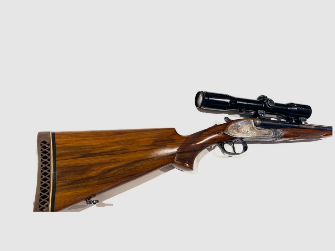 Spanish Double Bullet Sarasqueta, Cal. 8x57 IRS with Zeiss 1.5-6x42 | Used Firearm, image 10 of 10
