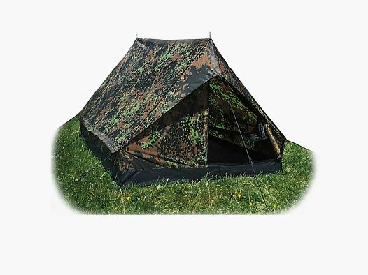 Mil-Tec Tenda per Due Persone Mini Pack Standard - Flecktarn