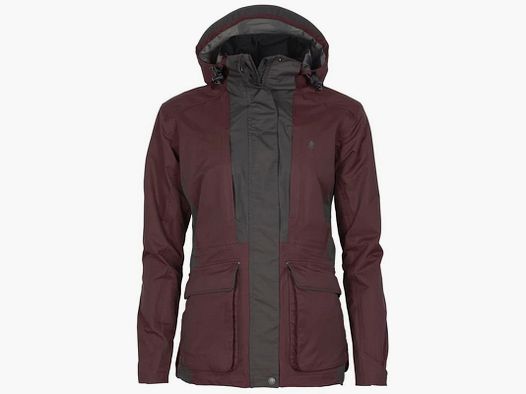 Pinewood Damen Jacke Dog Sports 2.0 Earth Plum/Anthrazit M