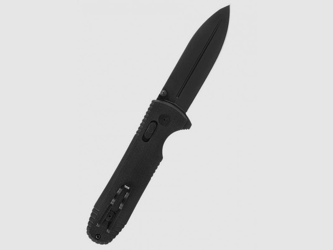 SOG Pentagon XR - Cuchillo de bolsillo negro