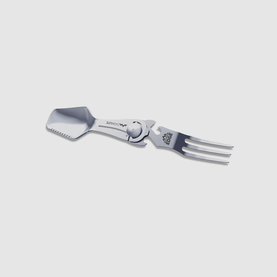 Campingbesteck Outdoor Edge Chowlite Edelstahl klappbar Gabel LĂ¶ffel FlaschenĂ¶ffner