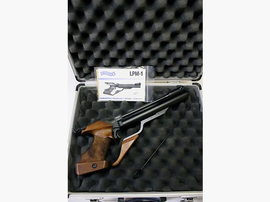 Druckluft Matchpistole - Walther Mod. LPM-1 im Koffer | 4,5mm