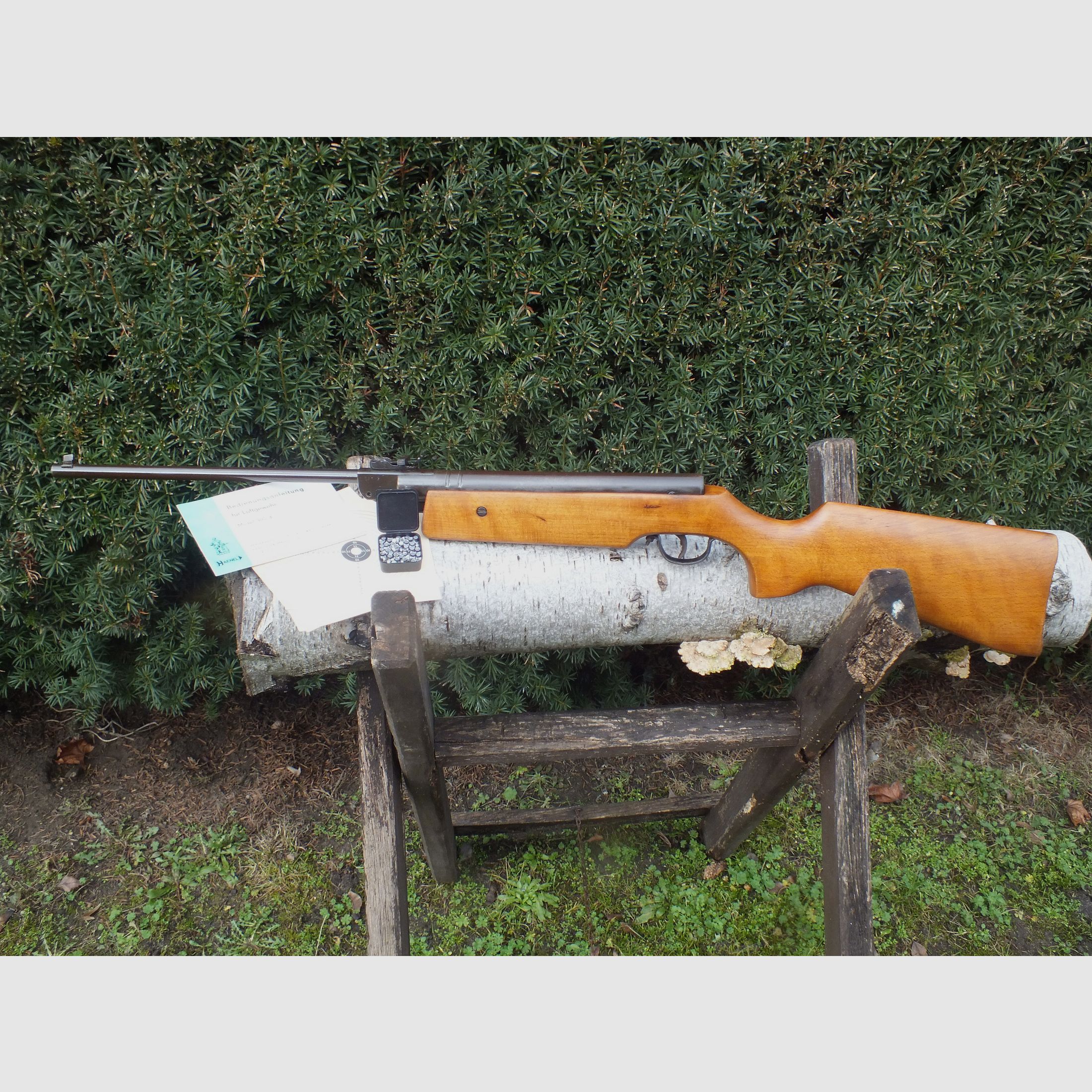 Fusil à air comprimé Suhler Haenel 300- 3 avec crosse de sport, RDA