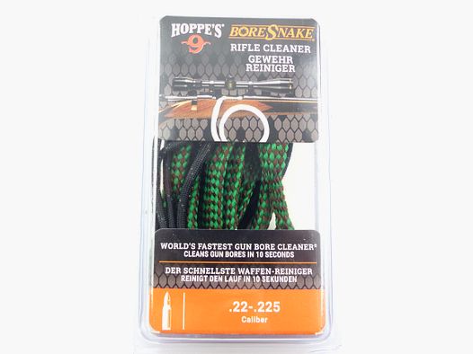 Limpiador de cañón Hoppe's BoreSnake para Cal. .22-.225