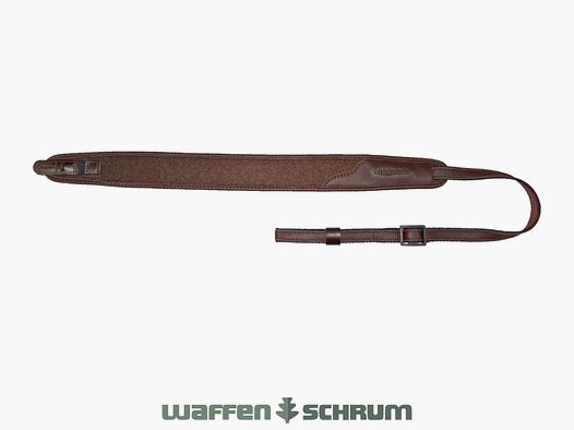 Niggeloh Gewehrriemen Loden - Braun mit Schnellverschluss