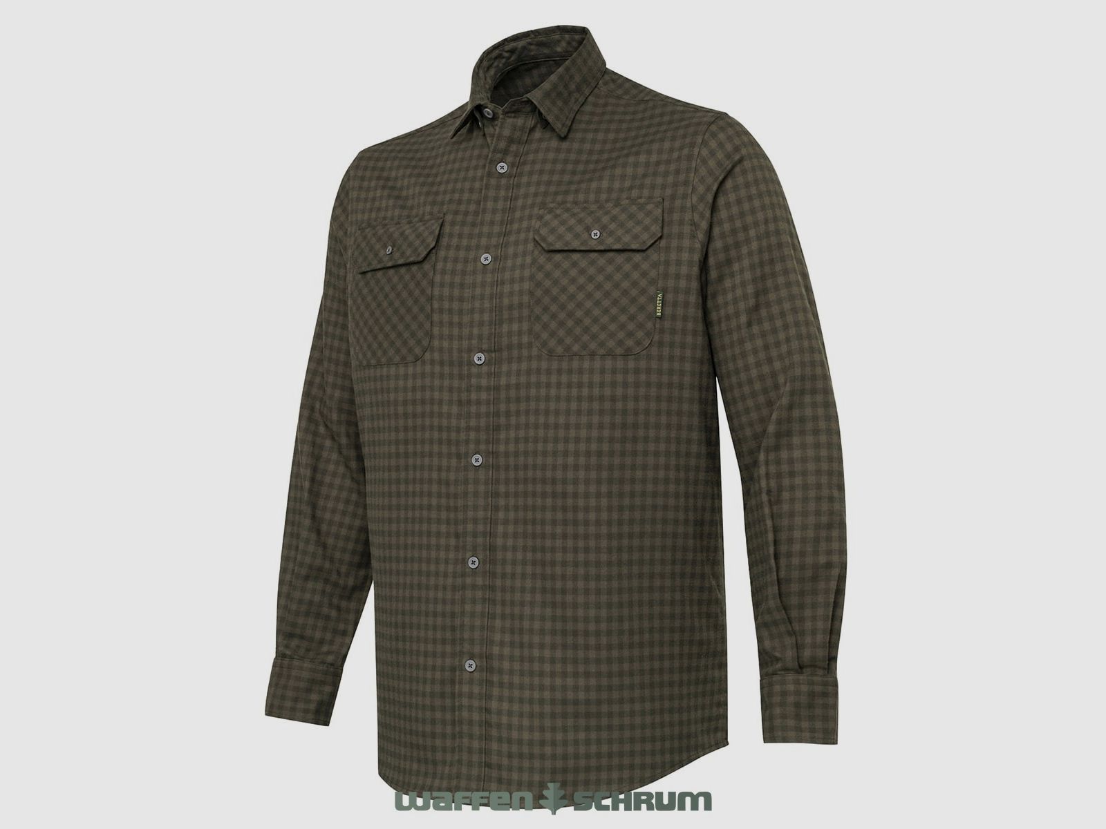 Beretta Hemd Cadet Flannel Green & Brown Check