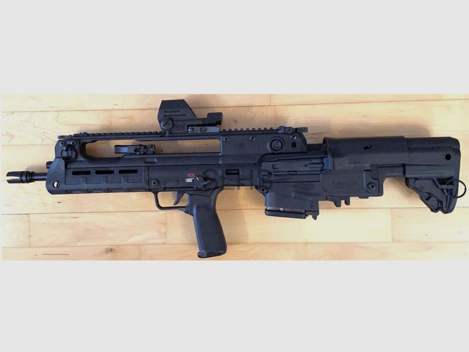 HS VHS 2s komplett mit AR15-Magazinadapter, 3 Magazinen und Koffer