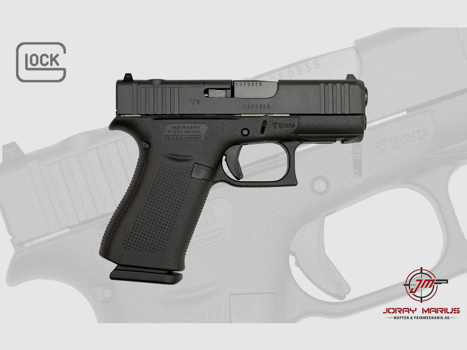 Glock 43X Rail FS MOS 9mm Para, Bild 1 von 2