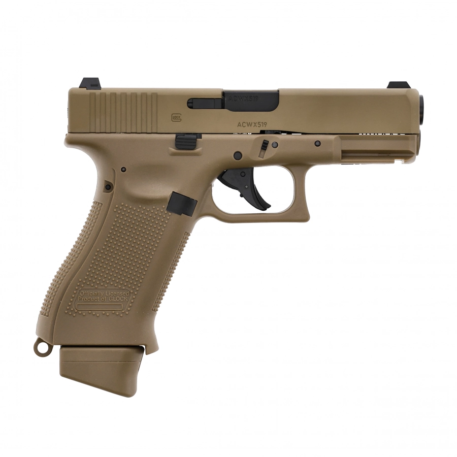 Replika pistolet ASG Glock 19X 6 mm coyote CO2