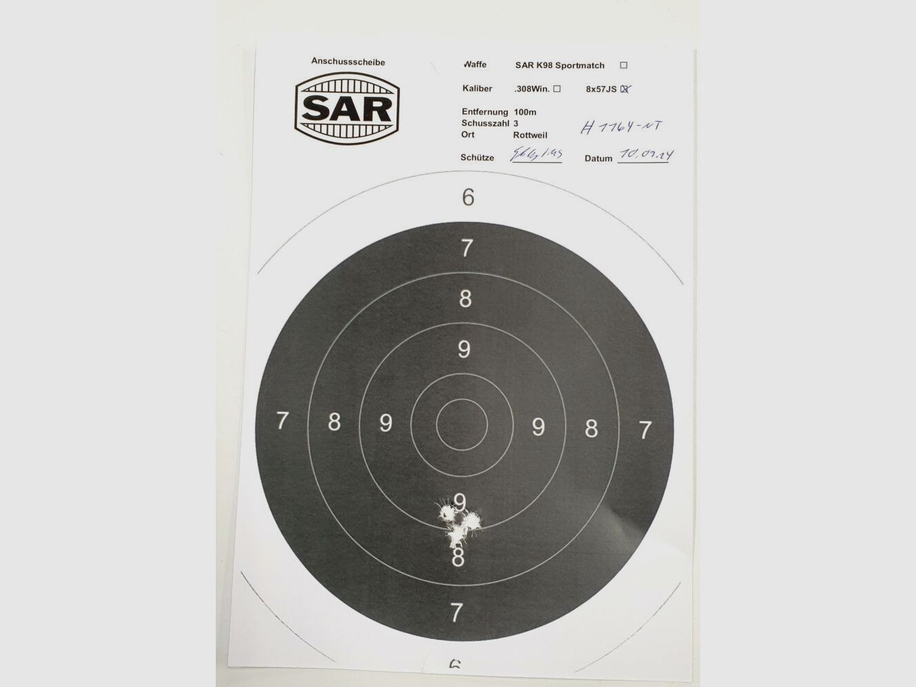 Schwaben Arms GmbH	 SAR K98k Sportmatch Hochglanzpoliert