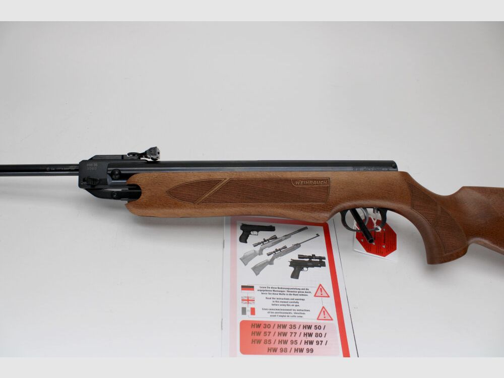LG Luftgewehr Weihrauch HW 35 Kal 4,5mm F-Zeichen