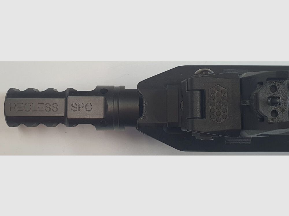 GWMH AG Selbstladebüchse GWMH SPC-SPORTER A5 10" (SWISS PISTOL CARBINE) BLACK Kal.9x19 AR15 Glock Magazin