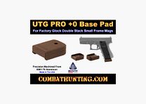 UTG PRO PUBGL01Z +0 Magazine Base for Glock Small Frame – Bronze