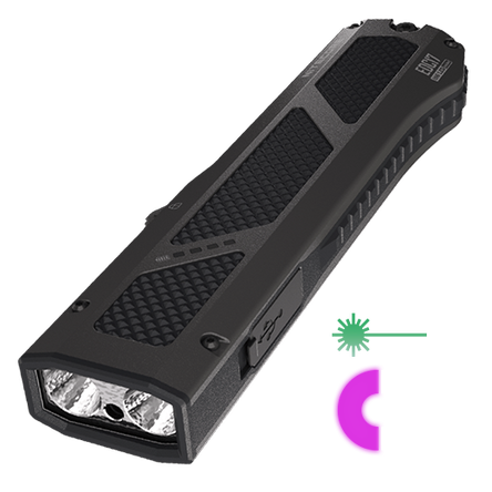 Nitecore flashlight 1500 lm USB-C with UV and green laser EDC, image 1 of 7