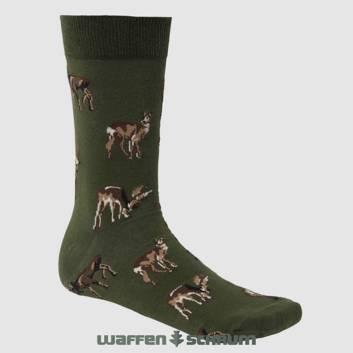 Chevalier Socke Pomeroy Green Deer Marble Green