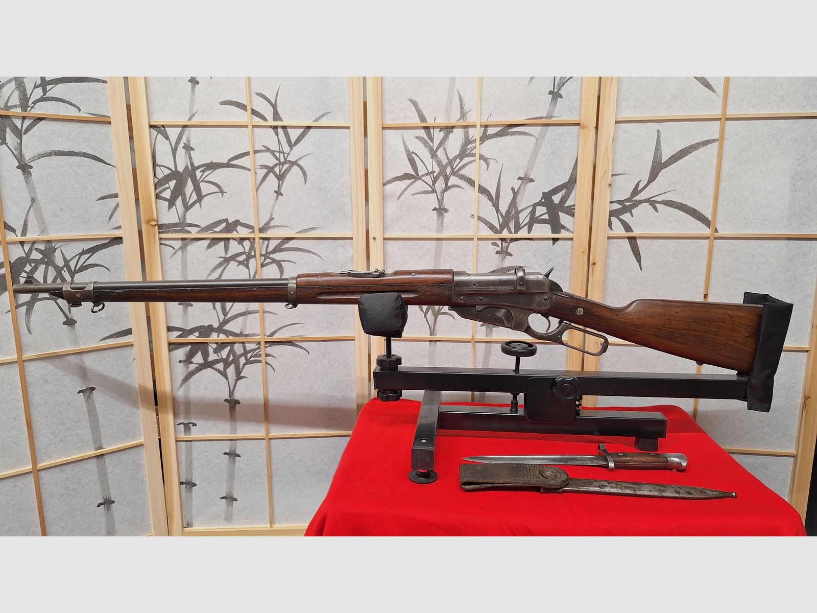 Winchester 1895 Russia contract / contract 7.62x54R with short bayonet M1895 / M95