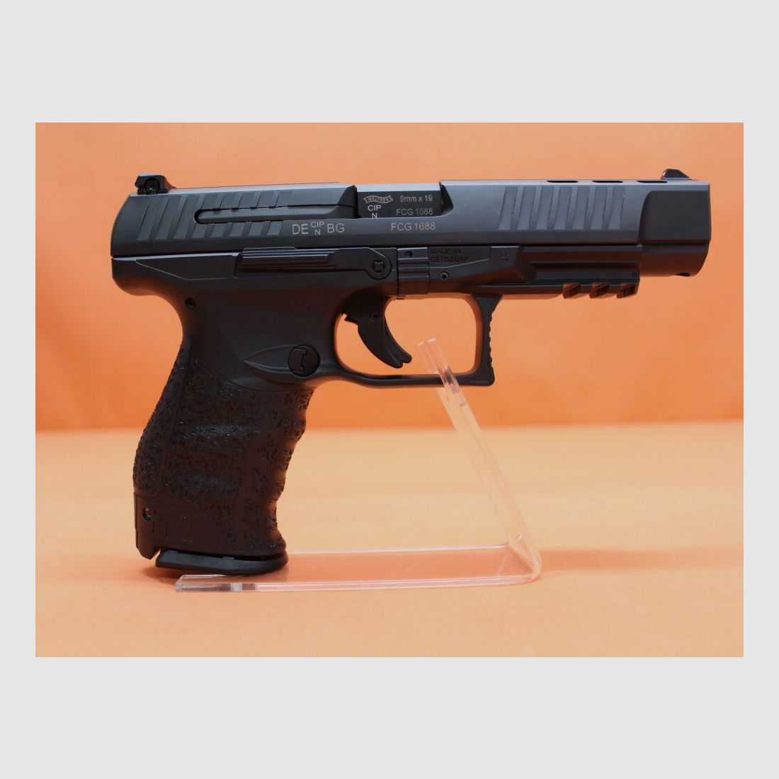 Walther Ha. Pistolet 9mm Luger Walther PPQ M2B (KU, AM) Sport 5" lufa poligonowa / zapasowy magazynek (9mm Para / 9x19)