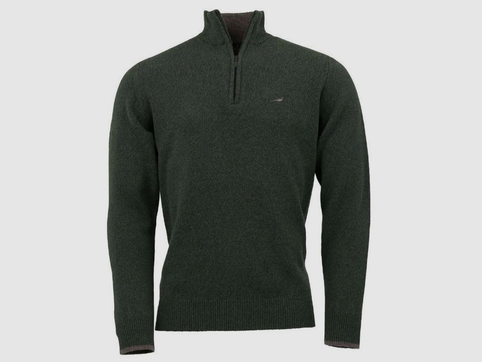 Laksen Brompton Zip Neck Loden
