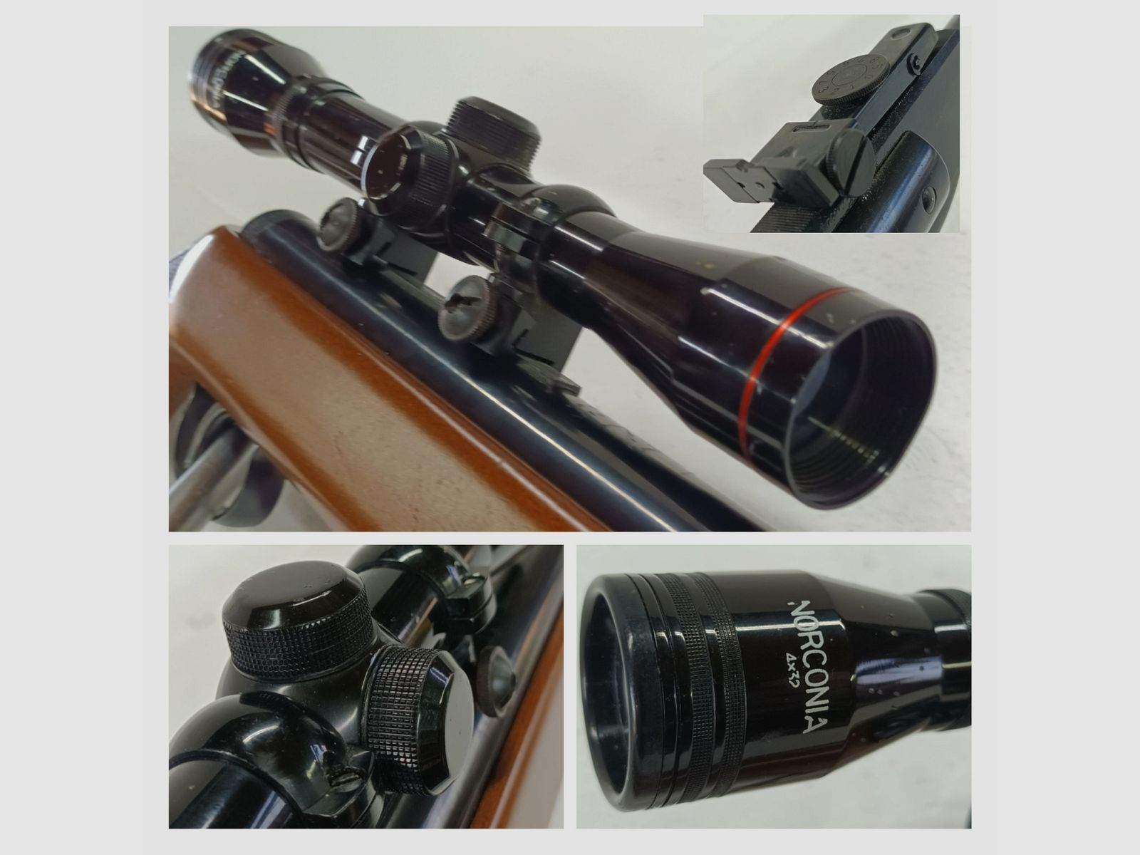 DIANA LG35 - carabina ad aria compressa - calibro 4,5mm(.177) incl. cannocchiale NORCONIA 4x32 - TOP, immagine 4 di 6