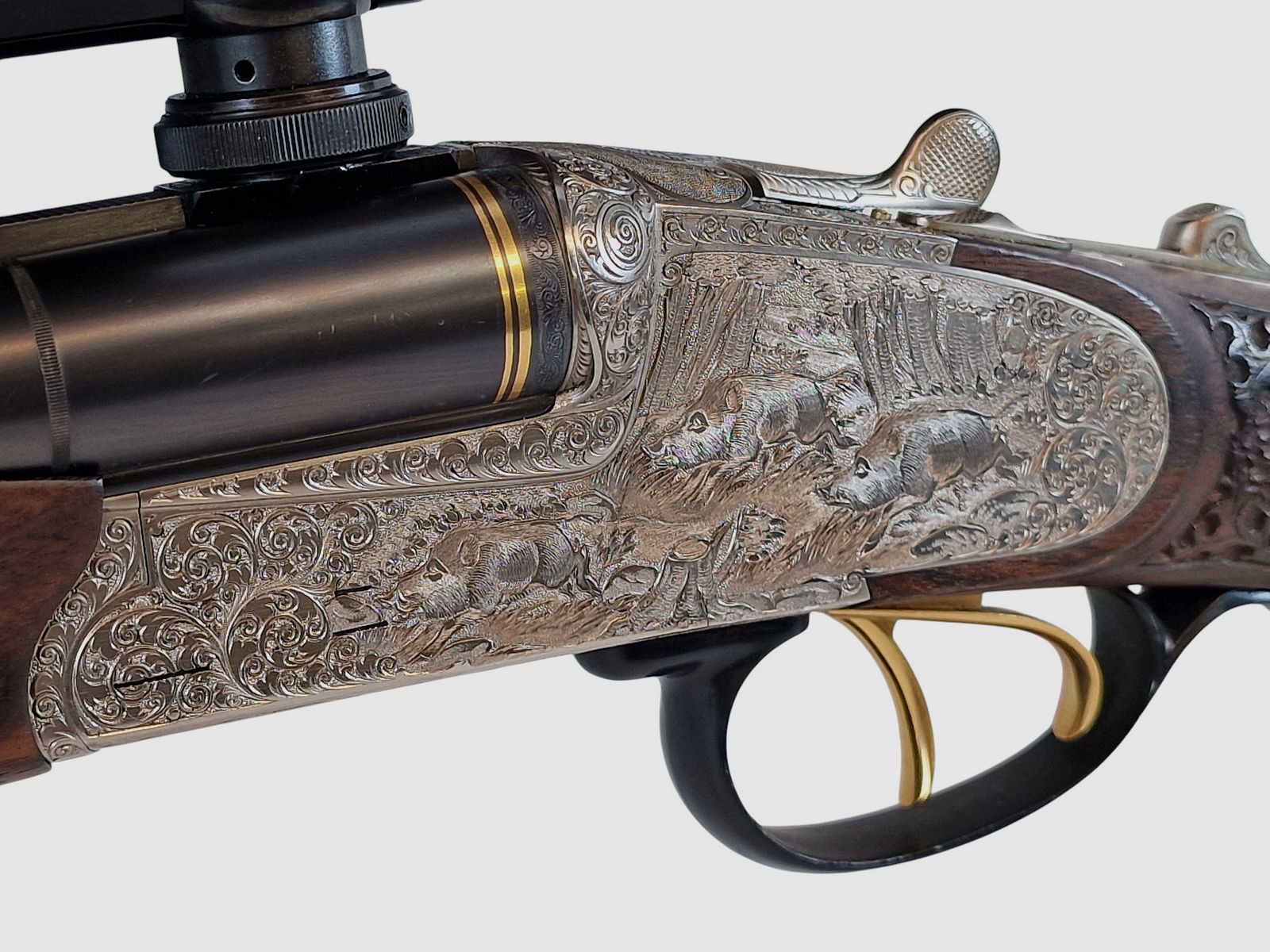 Krieghoff Neptun Primus Classic mit Doppelbüchsdrillings Laufbündel