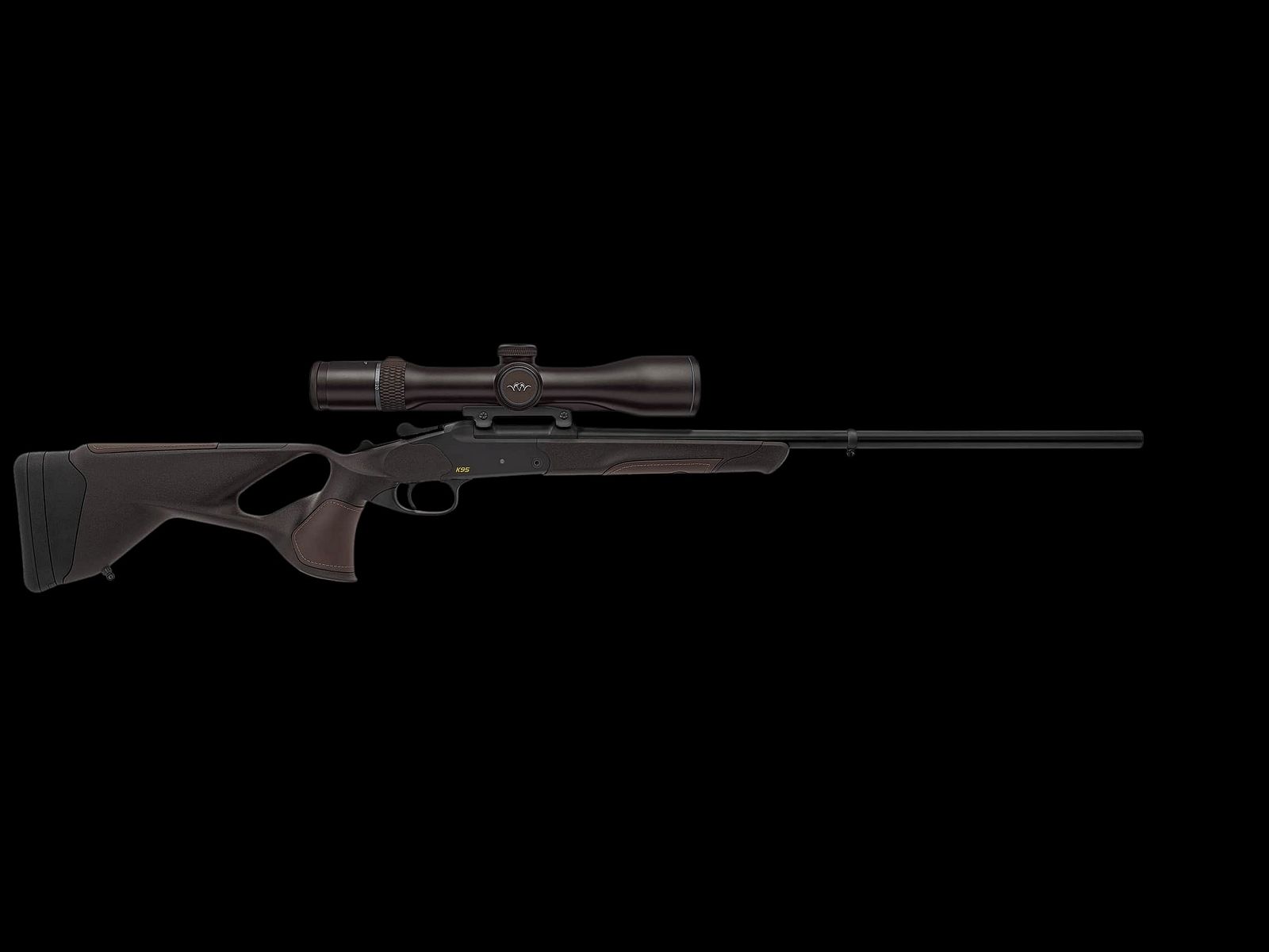 K95 Ultimate Leather im Kaliber 30-06 Spring. mit Zielfernrohr Blaser 2,8-20x50 iC inkl. Montage