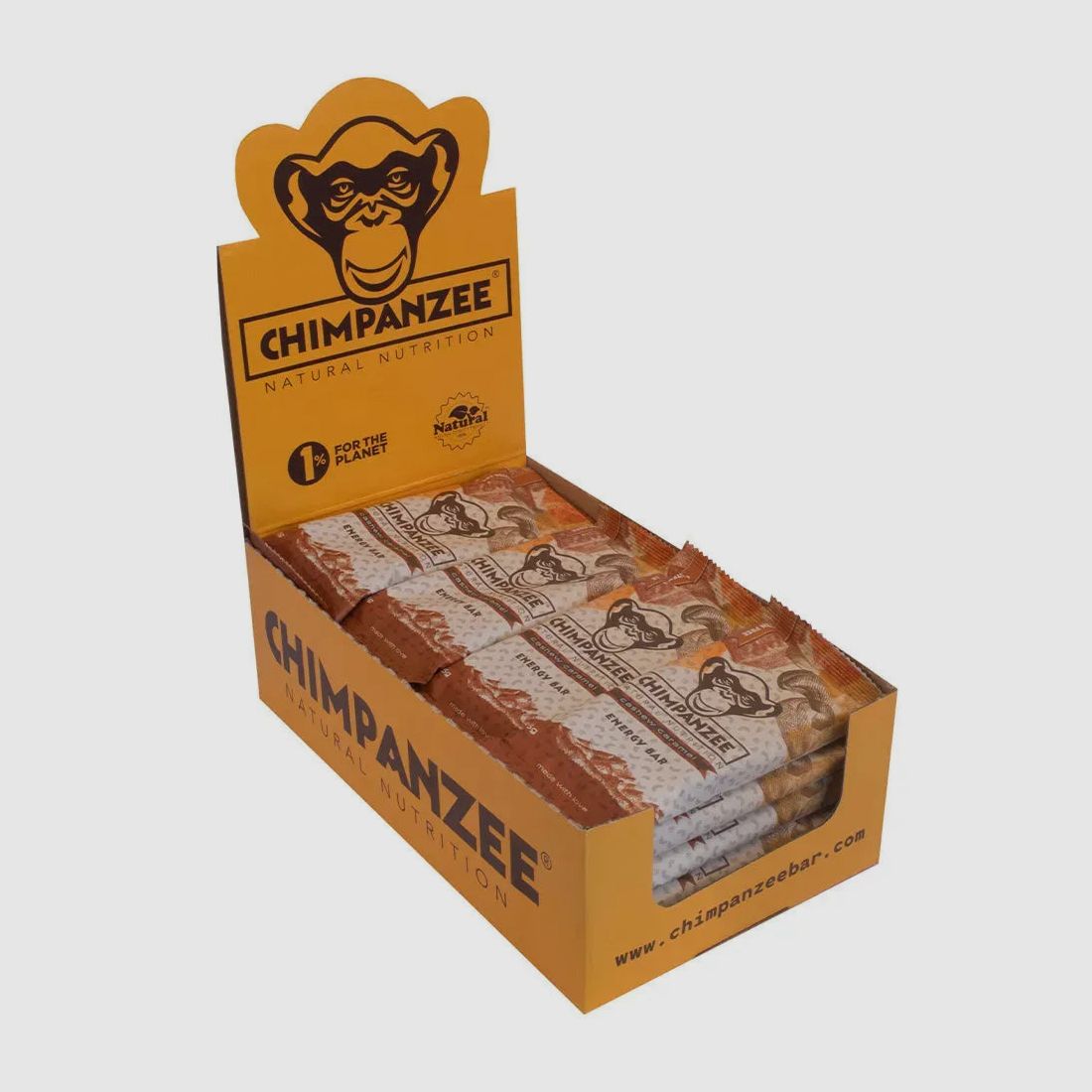 Chimpanzee Riegel Energy Bar Cashew Caramel 20 Stück