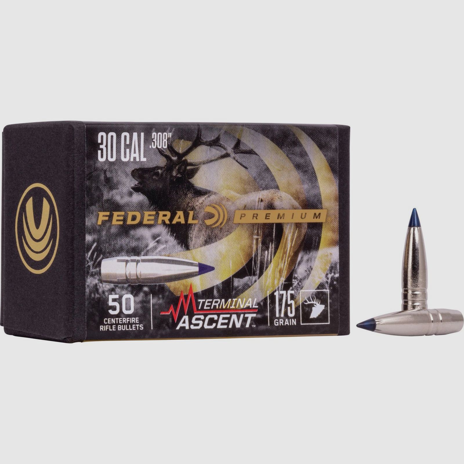 Federal Bullet .30 / .308 Terminal Ascent 175GR 50 pieces #PB308TA1