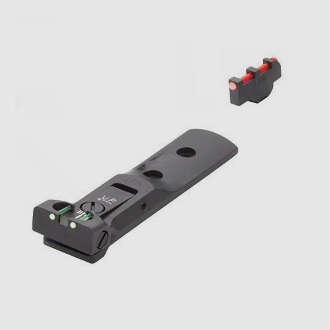 LPA TXT Visierset schwarz Fiber S&W K/L