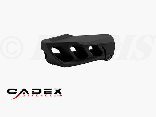CADEX DEFENCE MX1 Micro Muzzle Brake .223/5.56 1/2-28 BLK
