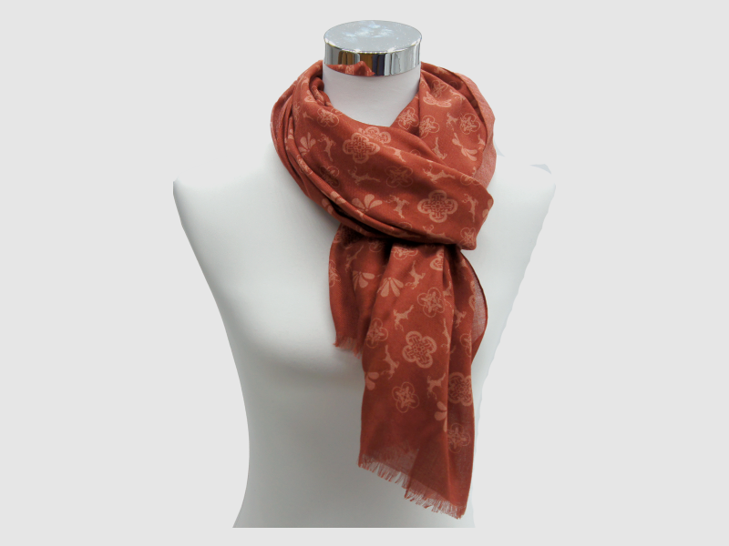 Luise Steiner viscose scarf Terra