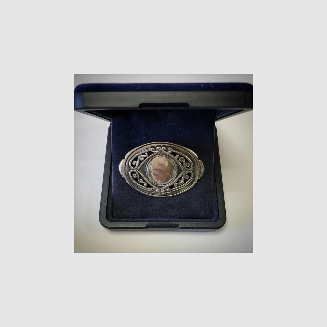 Gurtschnalle Silber Cordoba