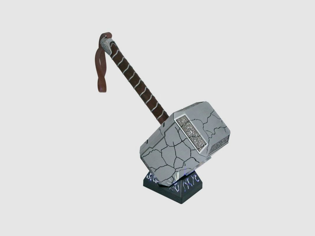 Thors Hammer Mjölnir mit LED Beleuchtung