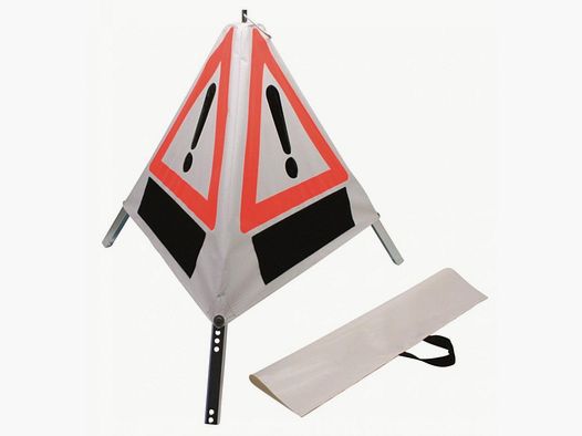 Faltsignal mit Tagesleuchtfarben + individueller Beschriftung