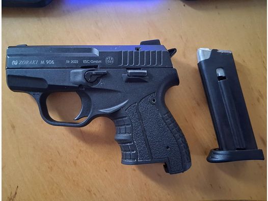 Zoraki M906; 9mm P.a.K with magazine; without case or launch cup