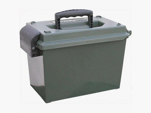 MTM Dry-Box Munitionsbox mit Scharnier dunkelgrün