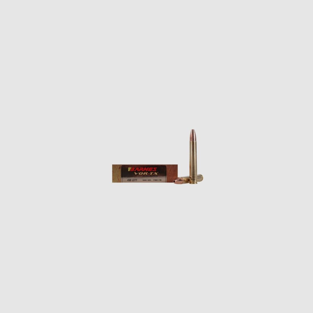 Barnes VOR-TX Safari .458 Lott 500GR TSX Flat Base 20 Patronen