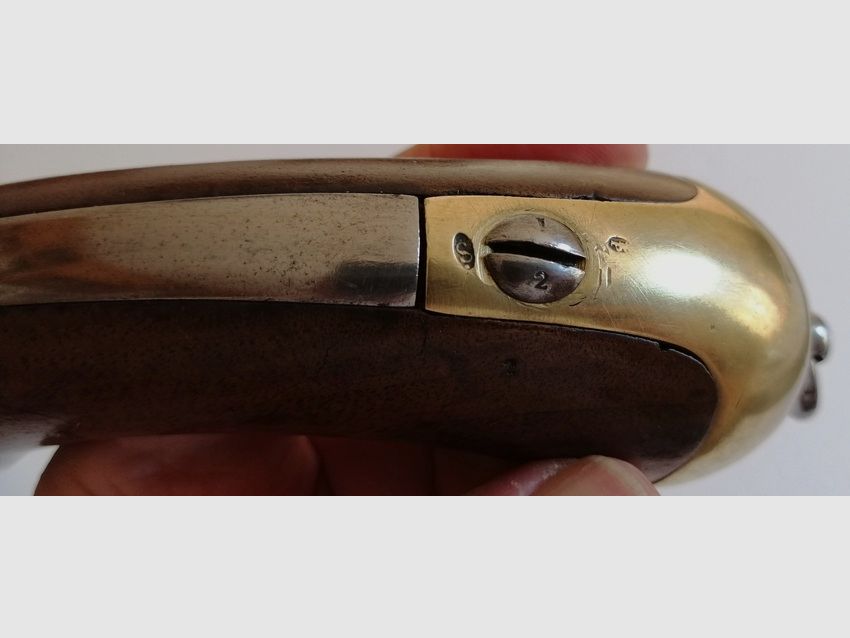 Seltenes Pistol 1816 umgebaut TBIS von 1819 – Homogen und in ausgezeichnetem Zustand, Bild 14 von 20