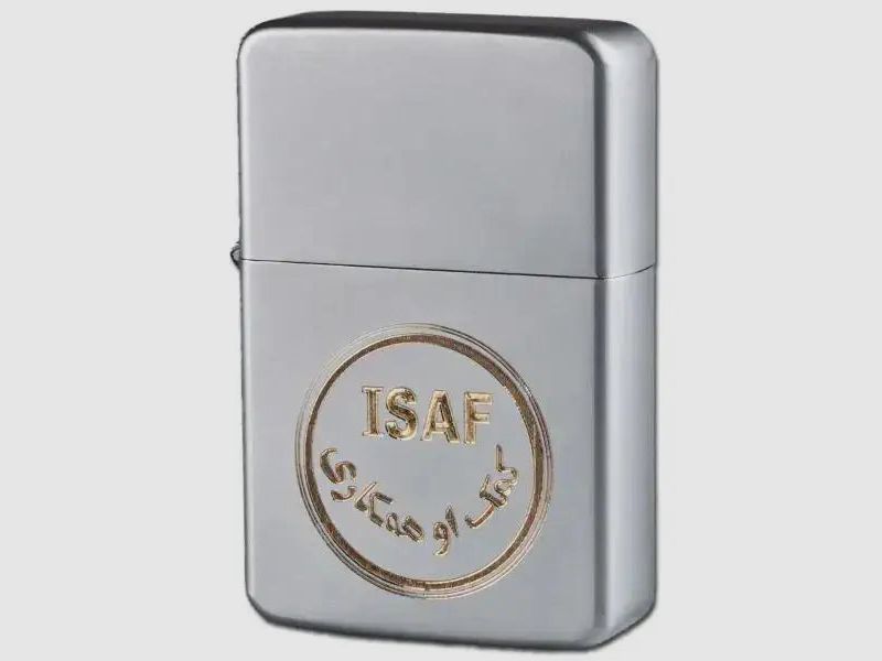 Z-Plus Z-Plus Feuerzeug Gas mit Gravur ISAF