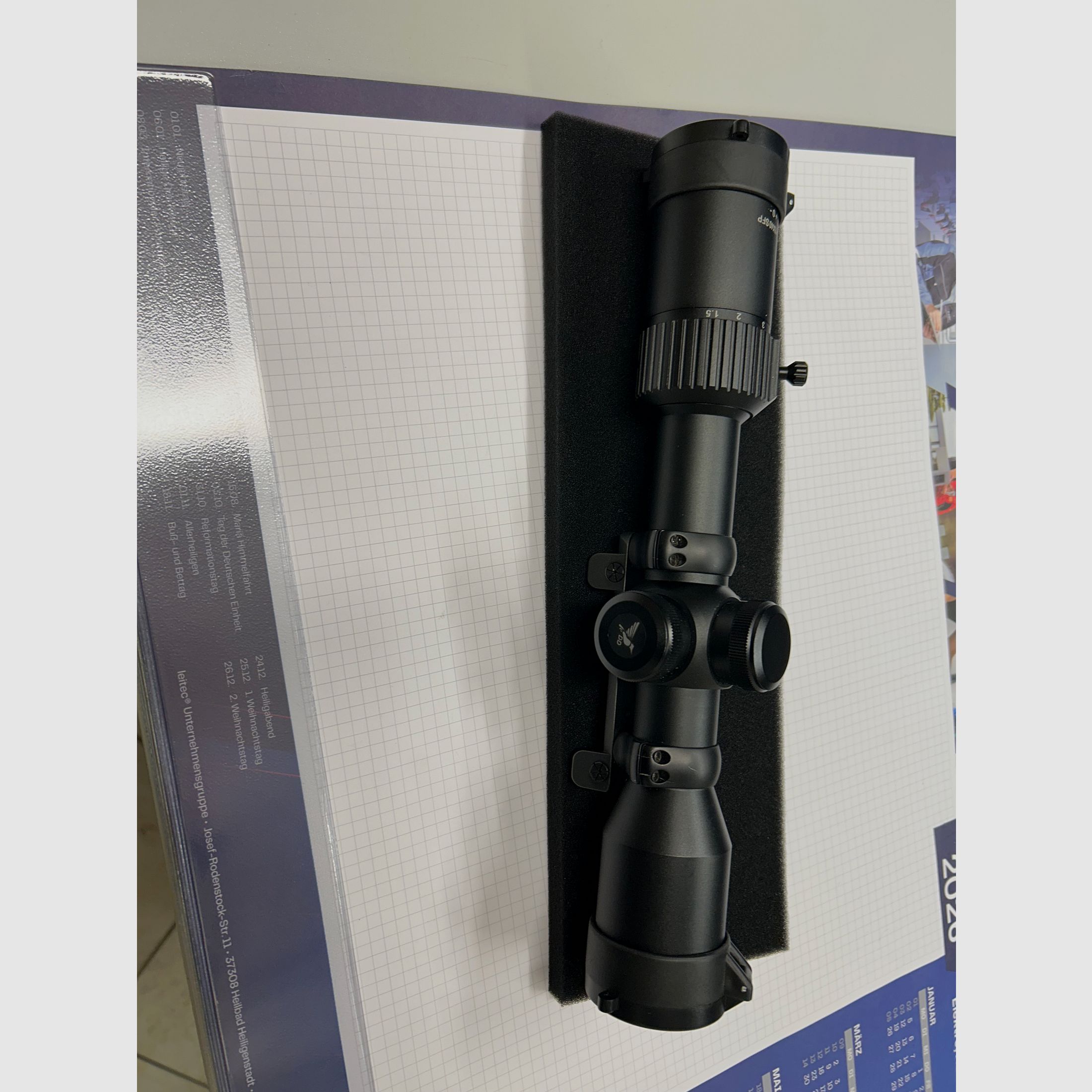 DDoptics riflescope | V10 1.5-15x40 NXT | MRAD | A4D with Blaser saddle mount