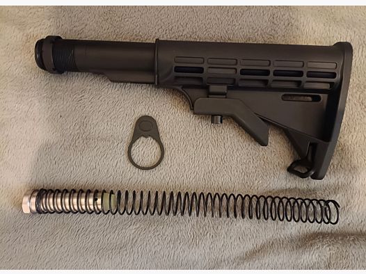AR 15 buffer tube spring stock set commercial