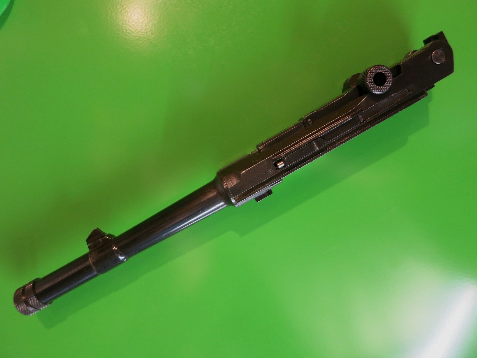 Pistola Parabellum, pistola Luger 08, calibre 22lr, sistema de cambio ERMA en el cañón original 08 #55-