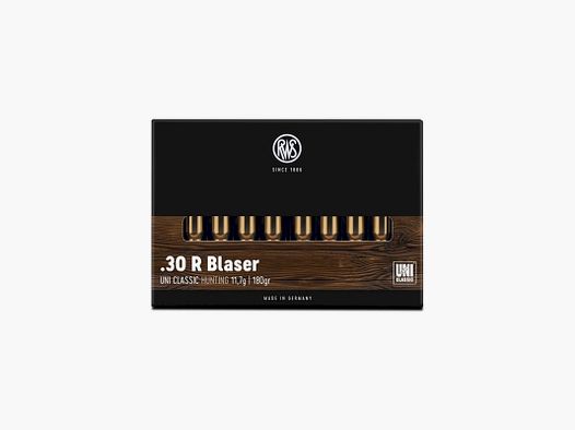 Balles RWS - 30R Blaser DK - 10.7g / 165gr