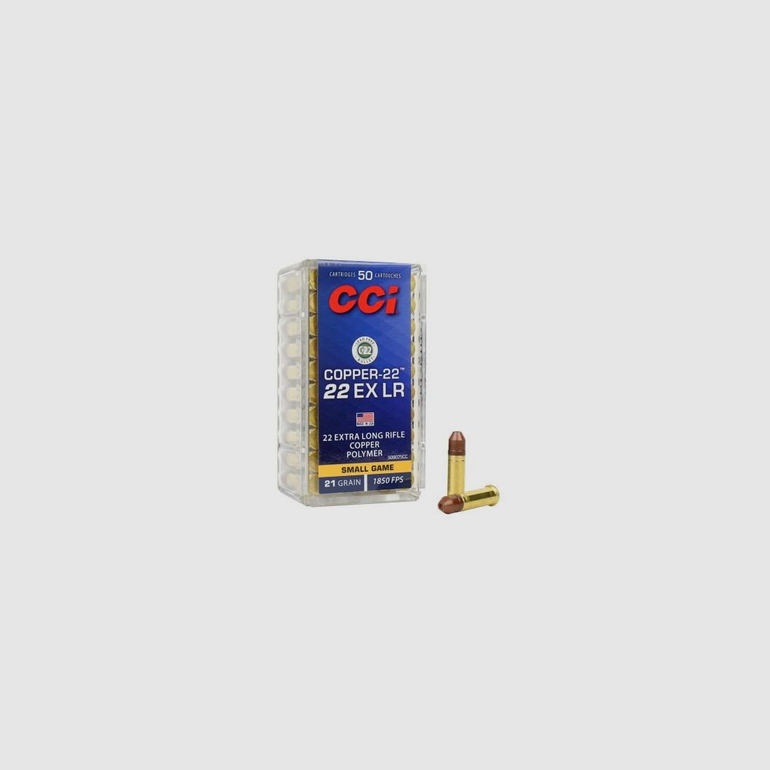 CCI COPPER-22 - .22 EX LR - 50 SCHUSS - POLYMER