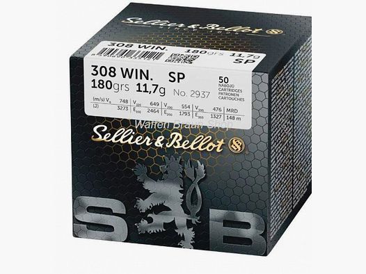 S+B .308Win. SP 180grs. 50St