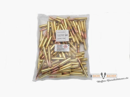 PPU Prvi Partizan 8x57 JS 12.85g/198gr FMJ BT 100 rounds Bulk