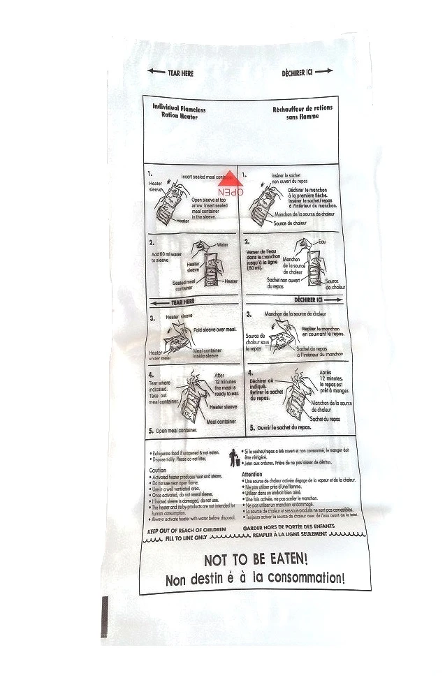 Podgrzewacz chemiczny do żywności bezpłomieniowy - Wojkom